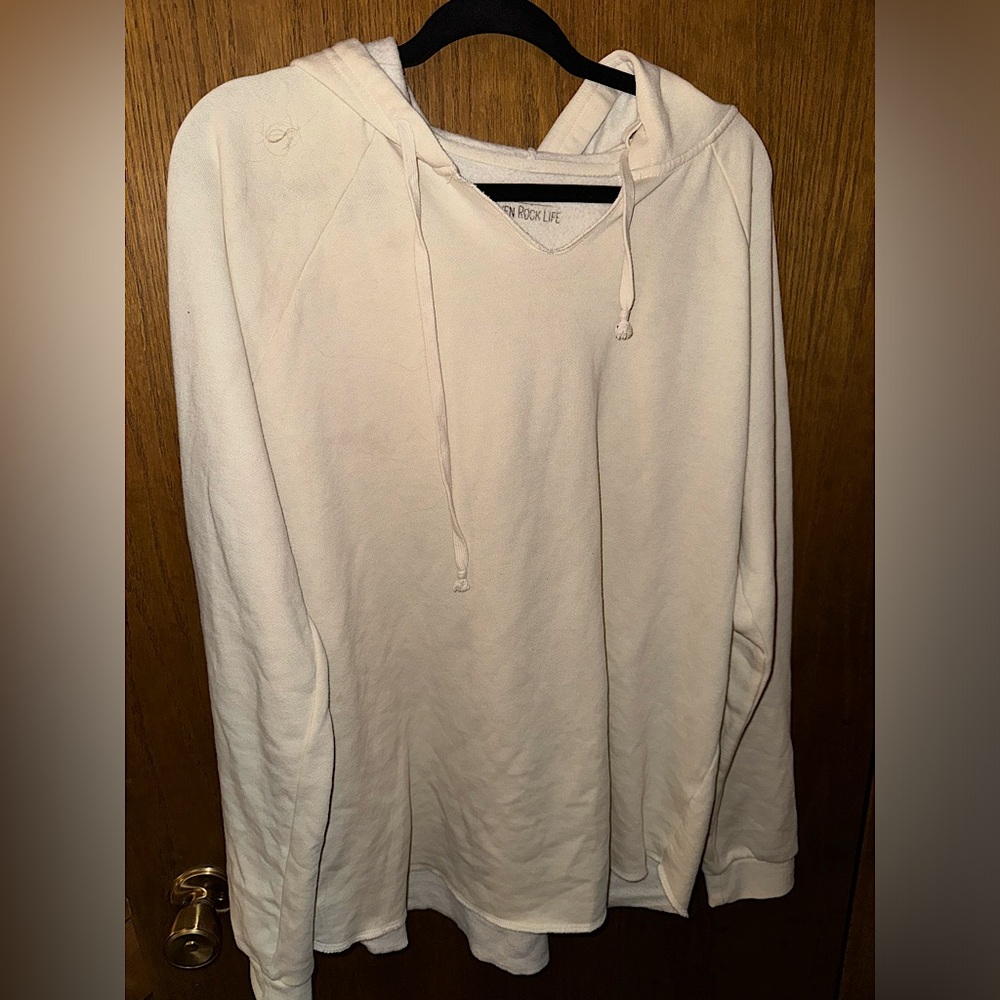 White cute sweater hoodie
